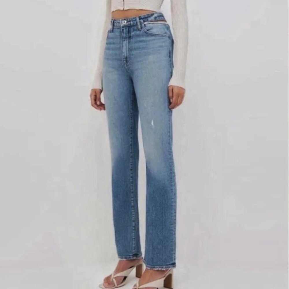 NEW SZ 25 The Amelia Straight Leg Denim in Vintage Melrose.